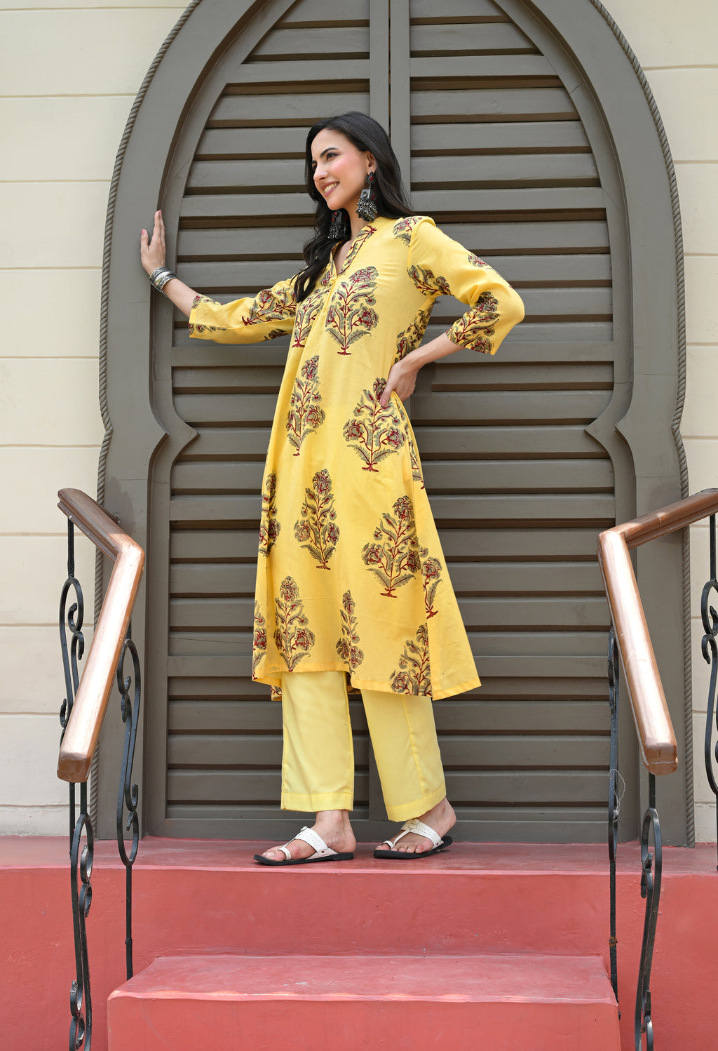 Block Print kurta set