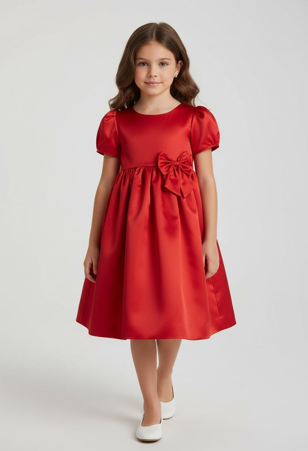 Red Princess Bow Dress