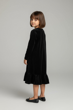 Velvet Noir Princess Dress