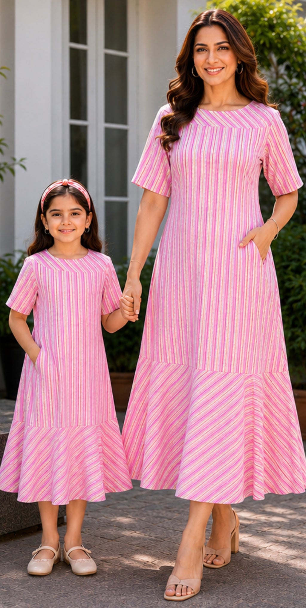 Blush Harmony Mother & Daughter Dress