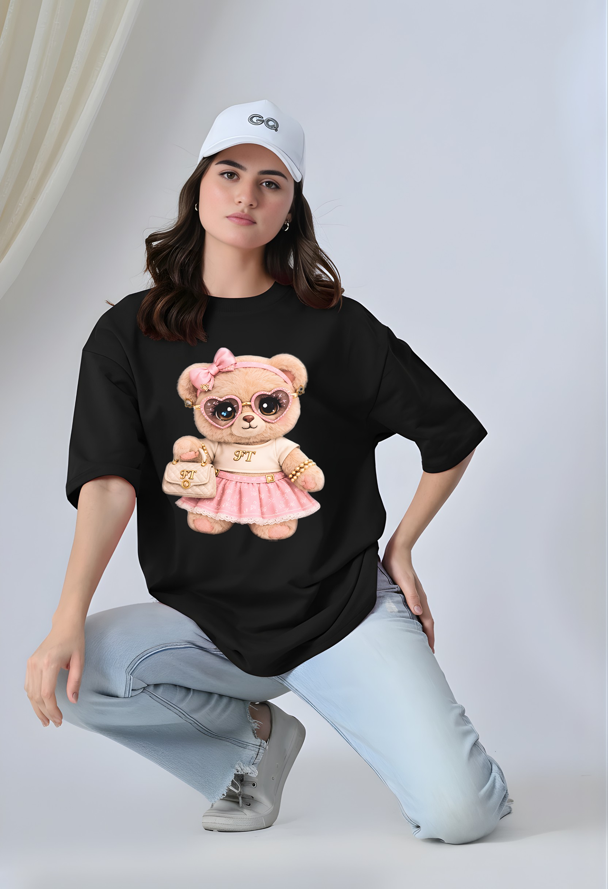 Cute Teddy Oversized Tee