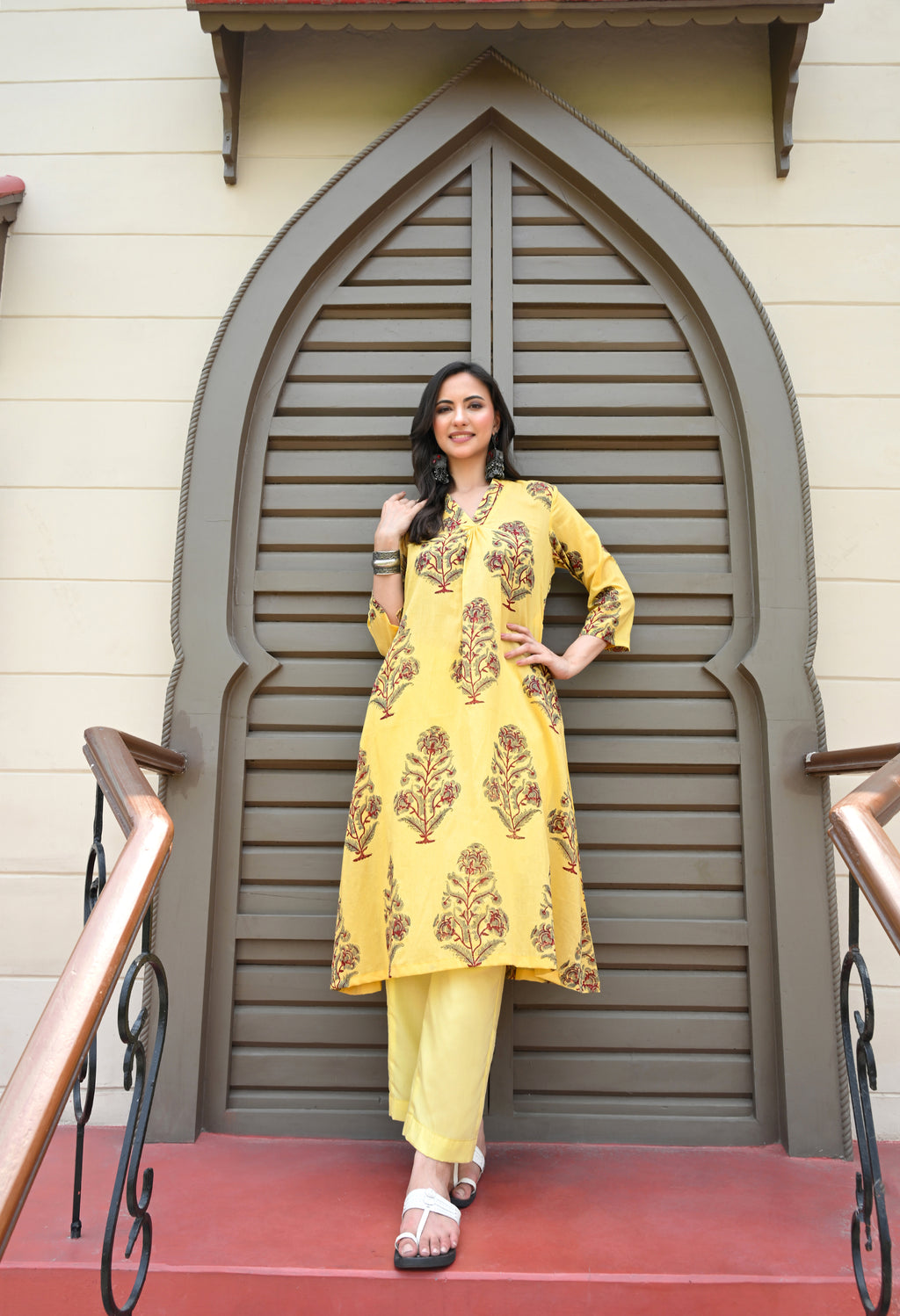 Block Print kurta set