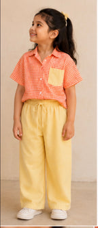 Sunshine Gingham Mother-Daughter Co-ord Set