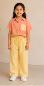 Sunshine Gingham Mother-Daughter Co-ord Set