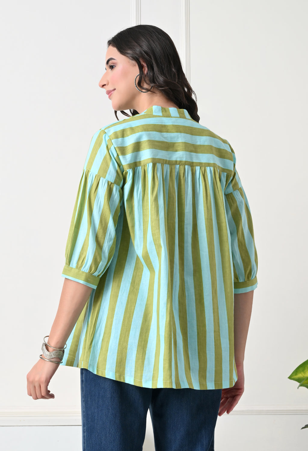 Pastel Stripe Cotton Top