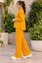 Mustard Scuba Co-Ord Set