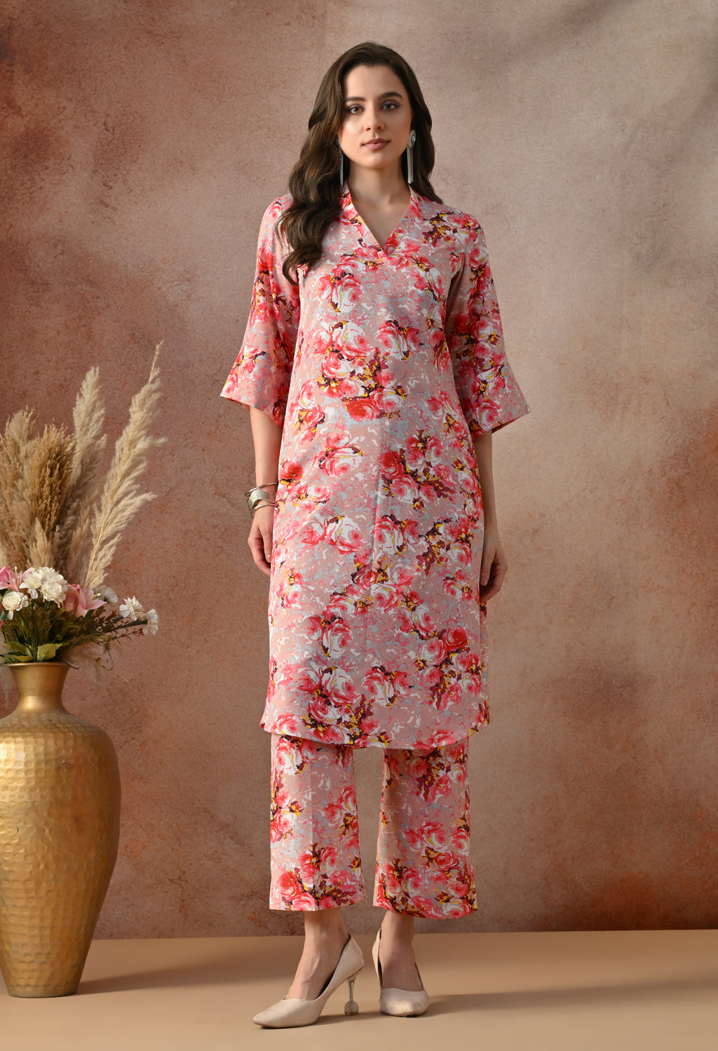 Blush Floral Co-Ord Set
