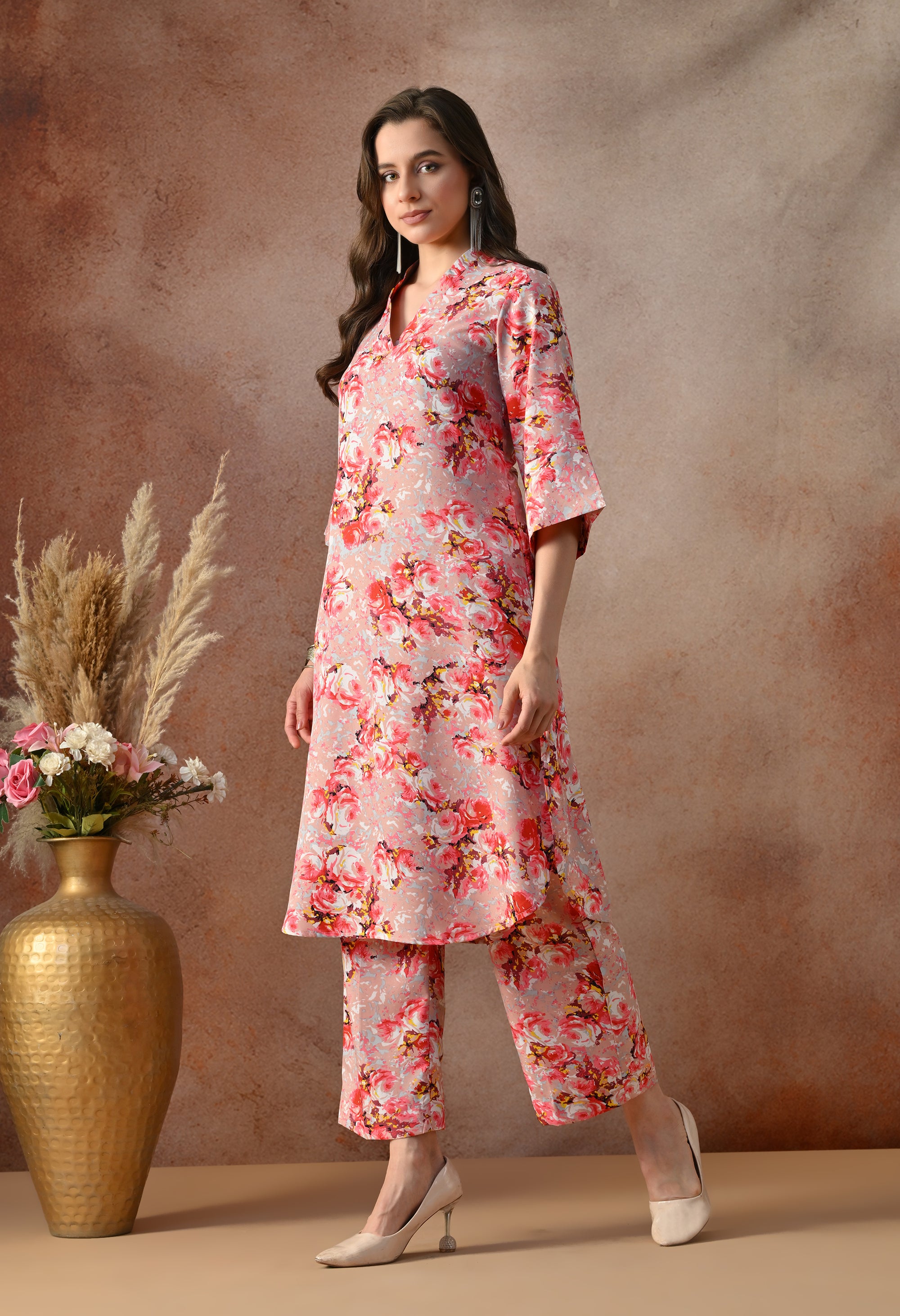 Blush Floral Co-Ord Set