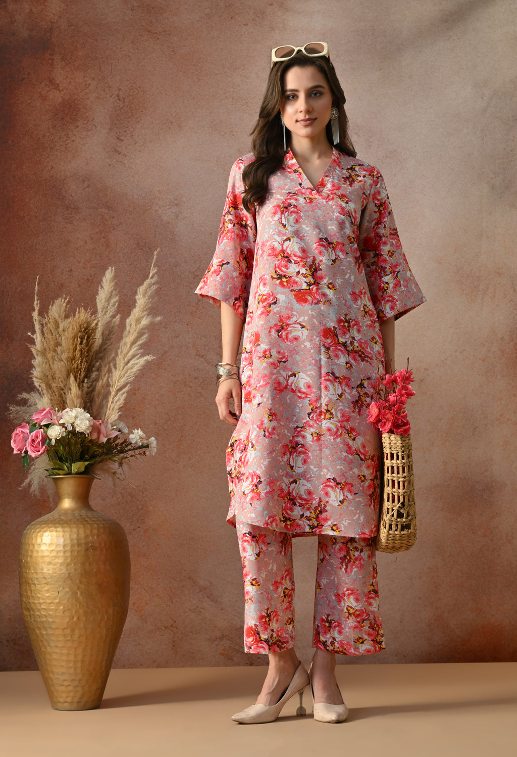 Blush Floral Co-Ord Set