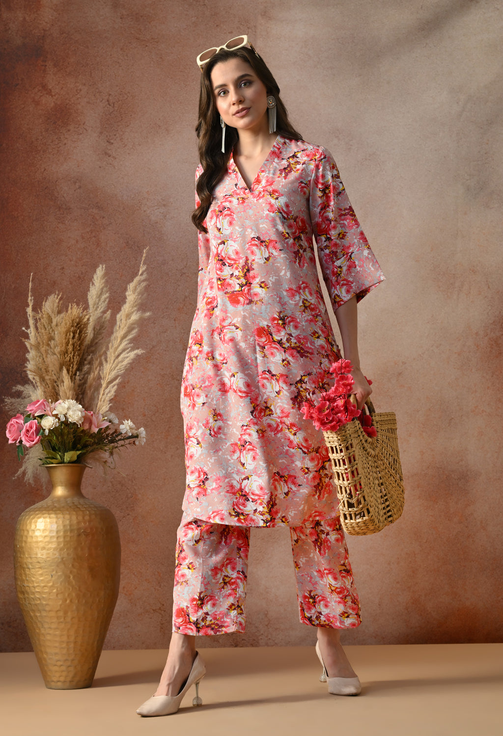 Blush Floral Co-Ord Set