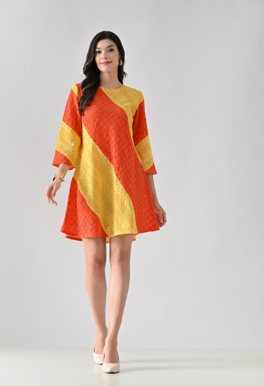 Saffron Summer Hakoba Dress