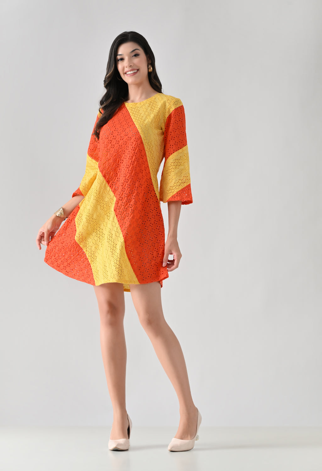 Saffron Summer Hakoba Dress