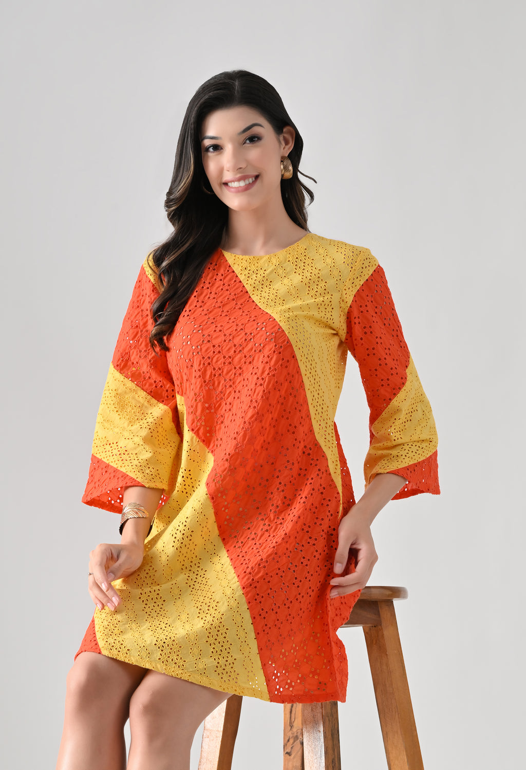 Saffron Summer Hakoba Dress