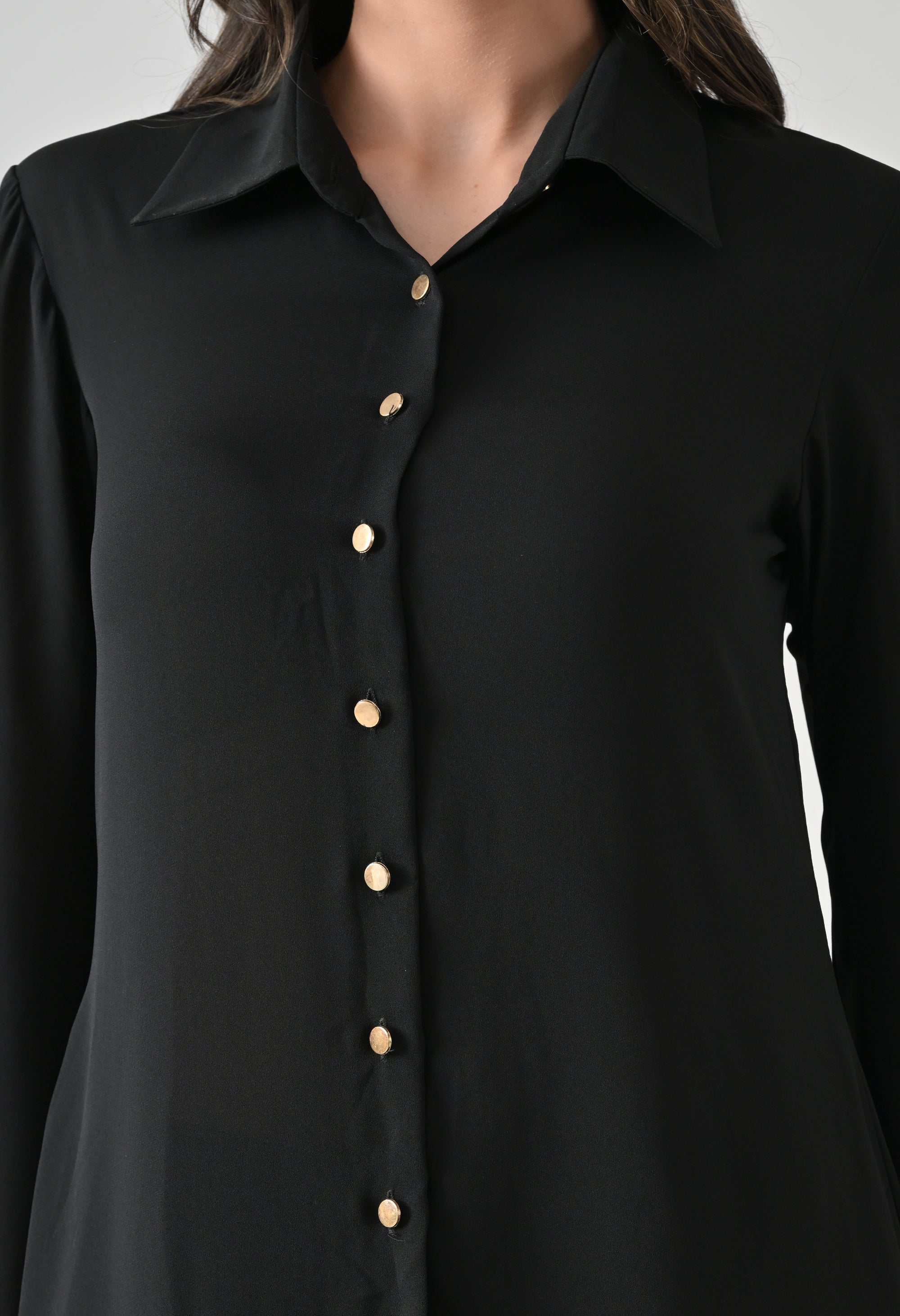 Black Poly Moss Co-Ord Set