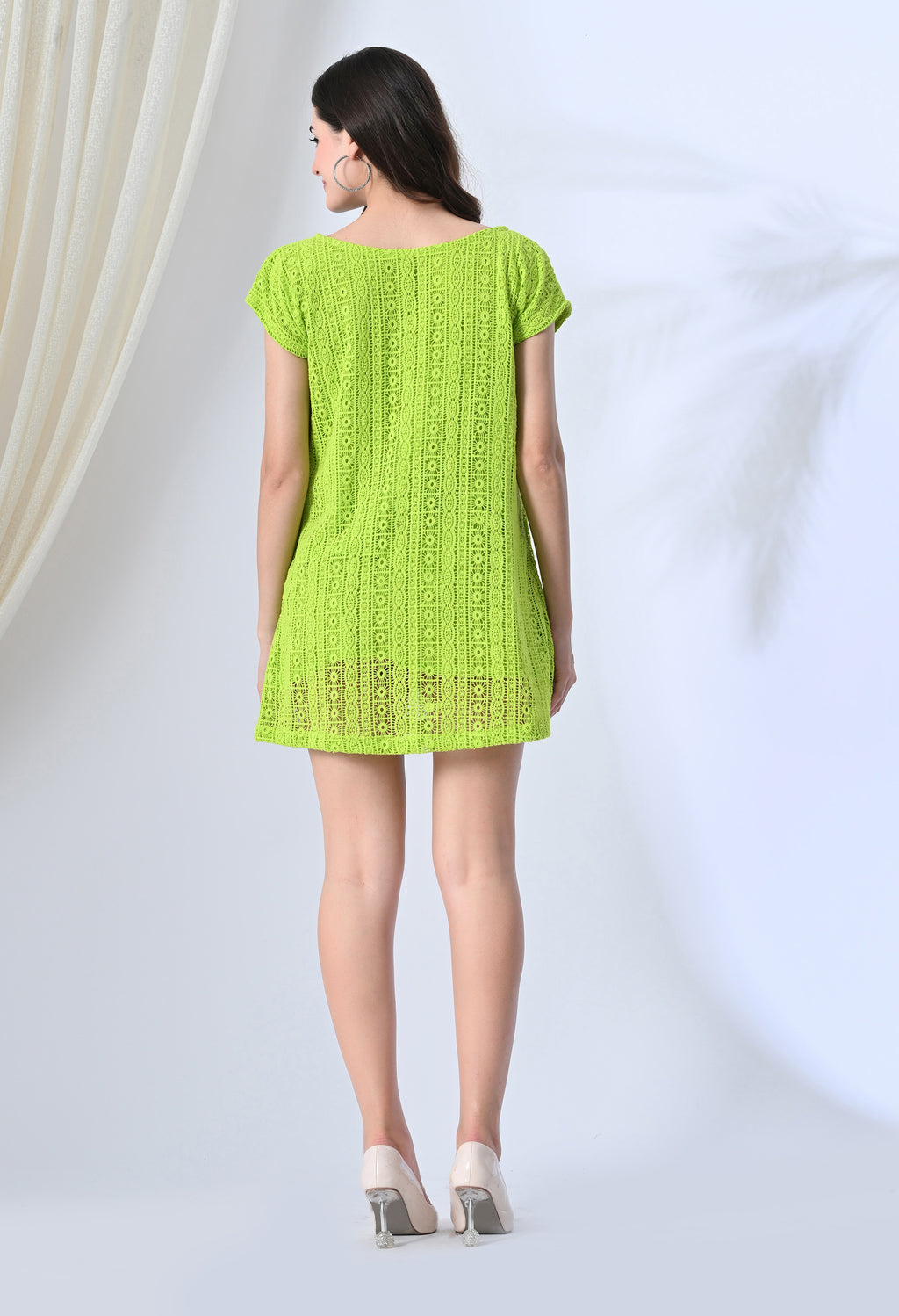 Fluorescent Green Short Dress