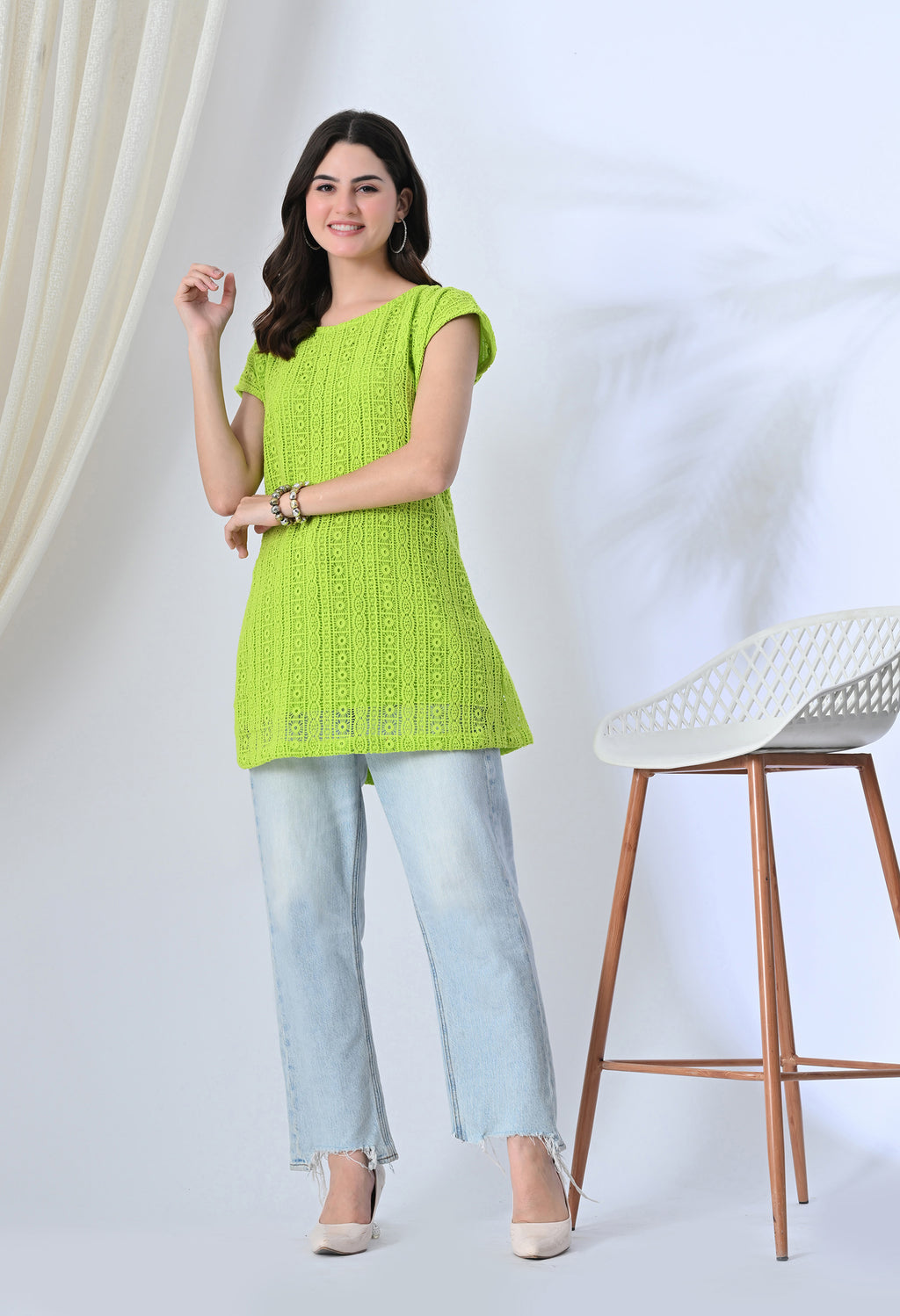 Fluorescent Green Short Dress