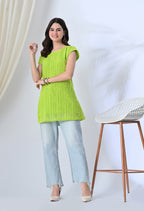 Fluorescent Green Short Dress
